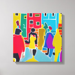 Groepen Canvas Afdruk