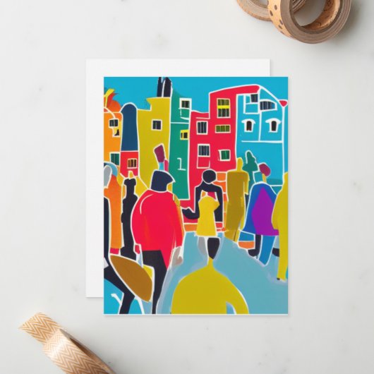 Groepen Notitiekaartje (Voorkant / Achterkant in situ)