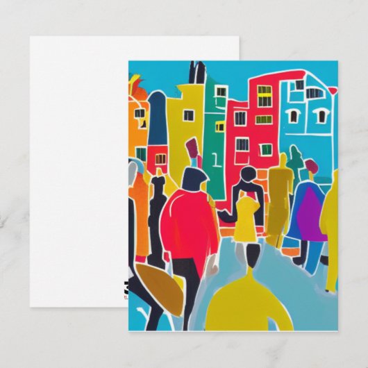 Groepen Notitiekaartje (Voorkant / Achterkant)