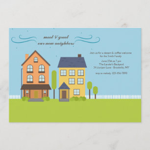 Groepen ontmoeten elkaar en Groet Uitnodiging