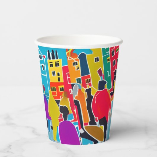 Groepen Papieren Bekers (Achterkant)