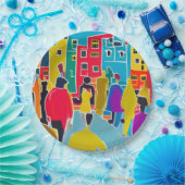 Groepen Papieren Bordje (Feest)