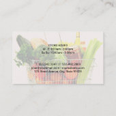 Groepen | Productie in mandje | Voedseldienst Visitekaartje (Achterkant)