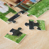 Groepen roddelen op de wasdag legpuzzel (Zijkant)