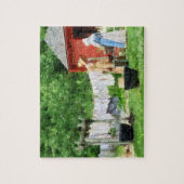 Groepen roddelen op de wasdag legpuzzel (Verticaal)