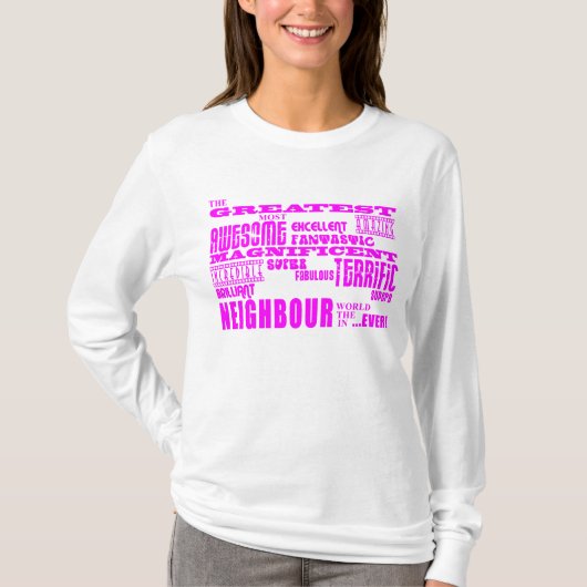 Groepen : Roze grootste groep T-shirt (Voorkant)
