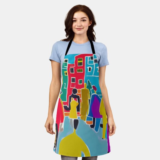 Groepen Schort (Gedragen)