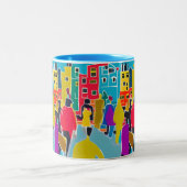 Groepen Tweekleurige Koffiemok (Center)