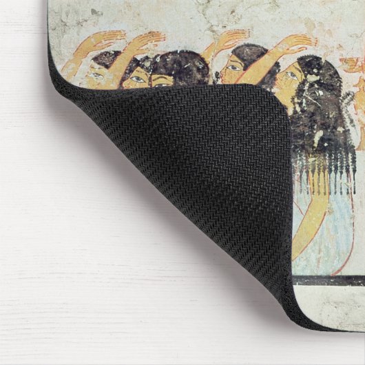 Groepen van rouwenden bij de begrafenis muismat (Hoek)