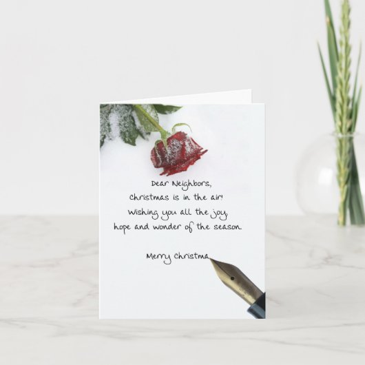 Groepen Vroege kerstkaart Feestdagen Kaart (Voorkant)