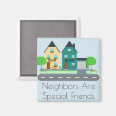 'Groepen zijn speciale vrienden' op maat Magneet (Voorkant / Achterkant)