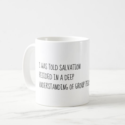 groepentheorie koffiemok (Voorkant links)