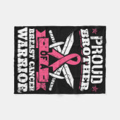 Groeperbroeder van borstkanker Roze waren Fleece Deken (Voorkant (Horizontaal))