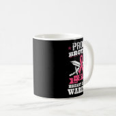 Groeperbroeder van borstkanker Roze waren Koffiemok (Voorkant rechts)