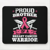 Groeperbroeder van borstkanker Roze waren Muismat (Voorkant)