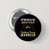 Groeperbroeder van kinderkankerwaren ronde button 5,7 cm (Voorkant /achterkant)