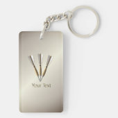 Groeperd ontwerp voor kunstontwerp persoonlijk sleutelhanger (achterkant)