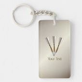 Groeperd ontwerp voor kunstontwerp persoonlijk sleutelhanger (Voorkant)