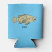 Groeperige illustratie van de cartoon blikjeskoeler (Voorkant)