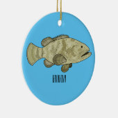 Groeperige illustratie van de cartoon keramisch ornament (Rechts)