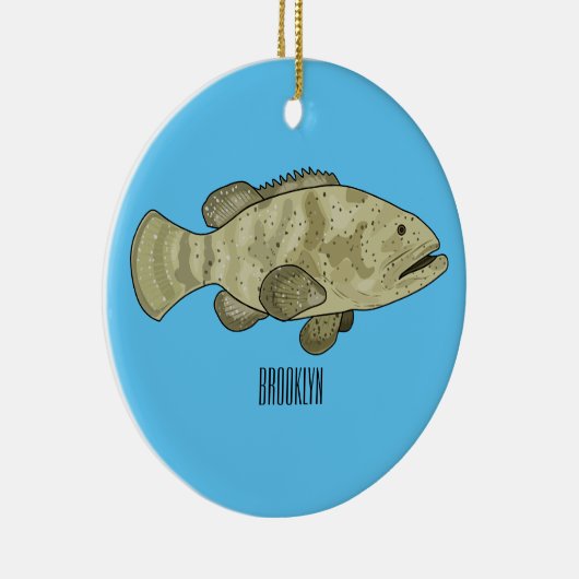 Groeperige illustratie van de cartoon keramisch ornament (Rechts)