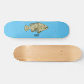 Groeperige illustratie van de cartoon persoonlijk skateboard (Horizontaal)