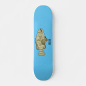 Groeperige illustratie van de cartoon persoonlijk skateboard (Voorkant)