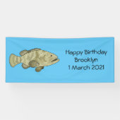 Groeperige illustratie van de cartoon spandoek (Horizontaal)