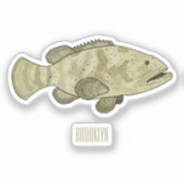 Groeperige illustratie van de cartoon sticker (Voorkant)