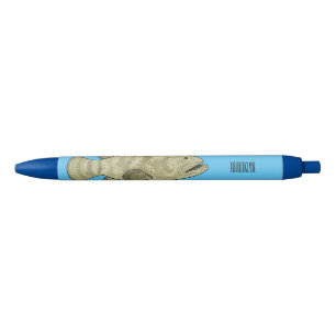 Groeperige illustratie van de cartoon zwarte inkt pen