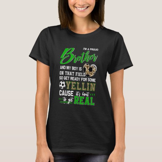 Groeperige Voetbalfamilie 1 T-shirt (Voorkant)