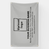 Groepering bedrijfskarakter centreren op grijze re spandoek (Verticaal)