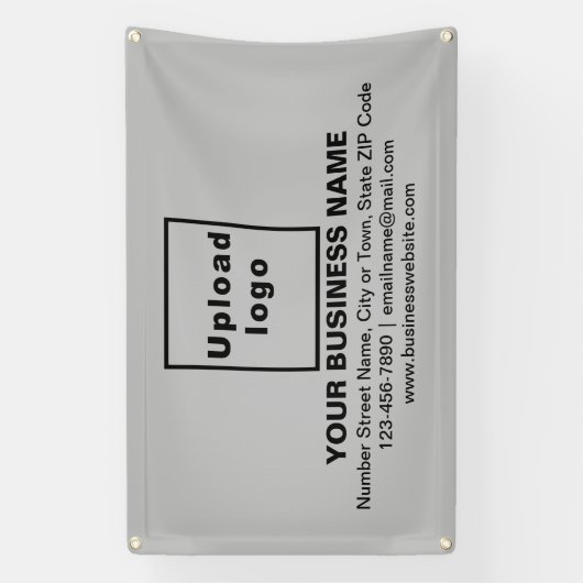 Groepering bedrijfskarakter centreren op grijze re spandoek (Verticaal)