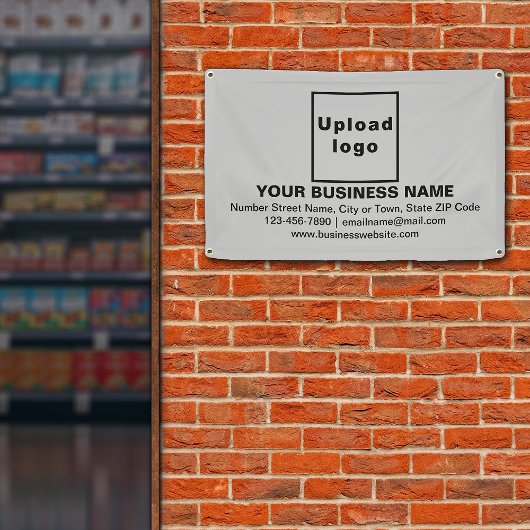 Groepering bedrijfskarakter centreren op grijze re spandoek