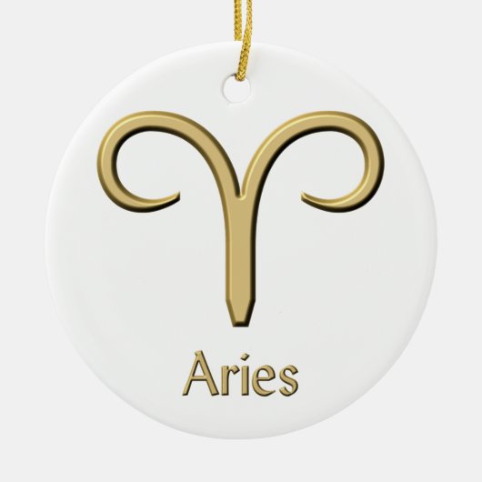 Groepering gouden symbool keramisch ornament (Voorkant)