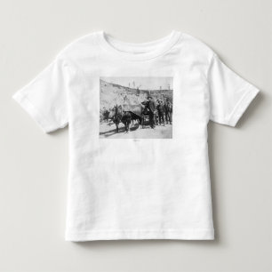 Groepering goudprospectors foto kinder shirts
