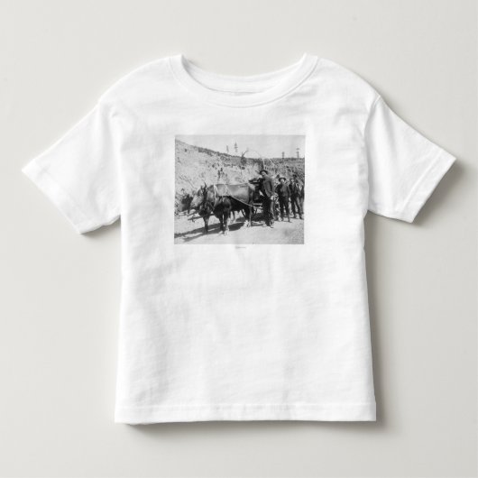 Groepering goudprospectors foto kinder shirts (Voorkant)