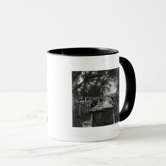 Groepering grote stukken watermeloen mok (Voorkant rechts)