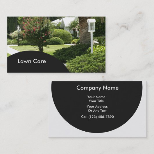 Groepering Lawn Care Visitekaartje (Voorkant / Achterkant)
