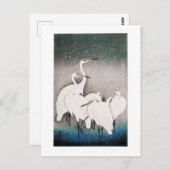 Groepering - traditionele Japanners Briefkaart (Voorkant / Achterkant)