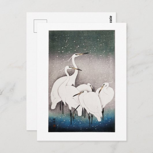 Groepering - traditionele Japanners Briefkaart (Voorkant / Achterkant)