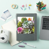 Groepering van cactus en succulente planten sticker (iPad Cover)