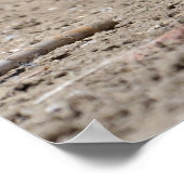 Groepering van de ganzen met de vlag poster (Hoek)