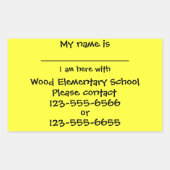 Groepering van de sticker (Voorkant)