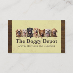 Groepering van Happy Dogs   Dierenbescherming Visitekaartje