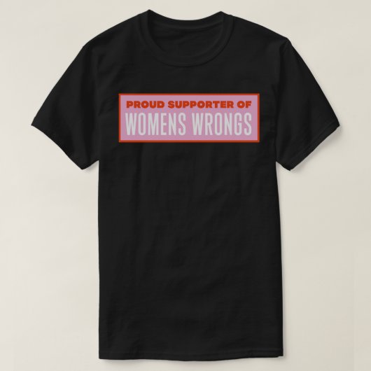 Groepering van misstanden bij vrouwen t-shirt (Design voorkant)