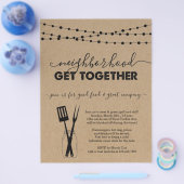 Groepering verzamelen gezamenlijke uitnodigingsbro flyer (Enkel)