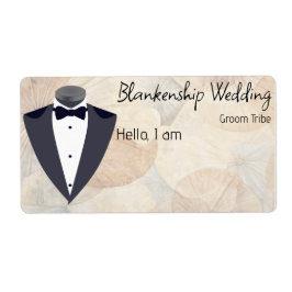 Groepering verzamelen Naam label rand rand label