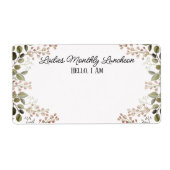 Groepering verzamelen Naam label rand rand label (Voorkant)