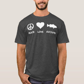 Groepers vissen t-shirt